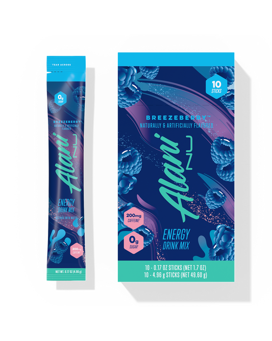 Breezeberry Energy Drink Mix Sticks - 10-Pack
