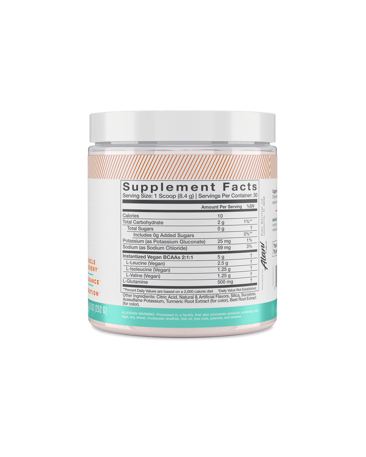 Sour Peach Rings BCAA Powder - 30 Servings