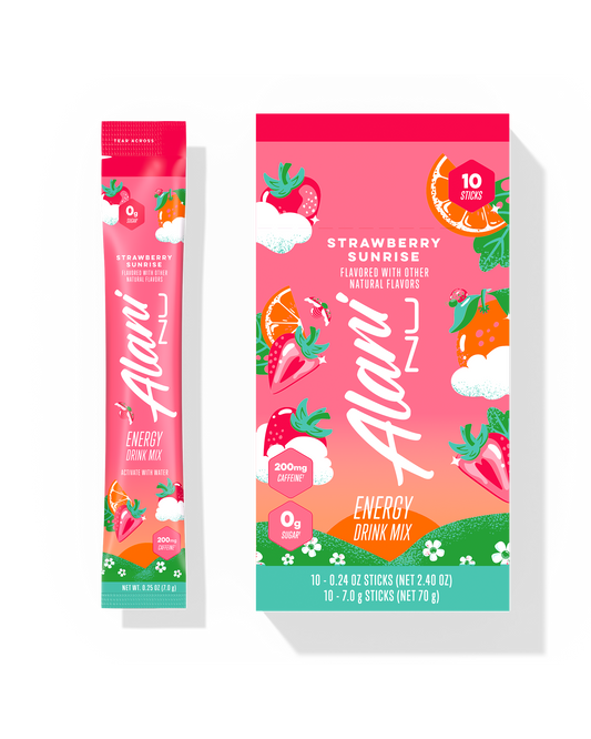 Strawberry Sunrise Energy Drink Sticks, 10-Pack