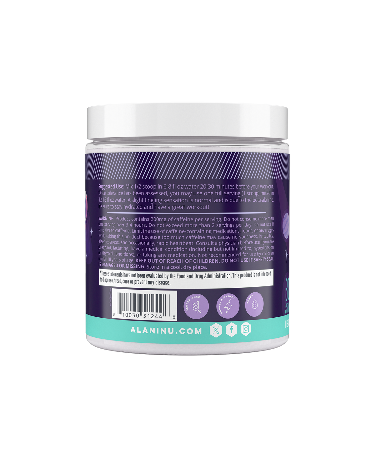 Cosmic Stardust Pre-Workout Powder - 30 Servings