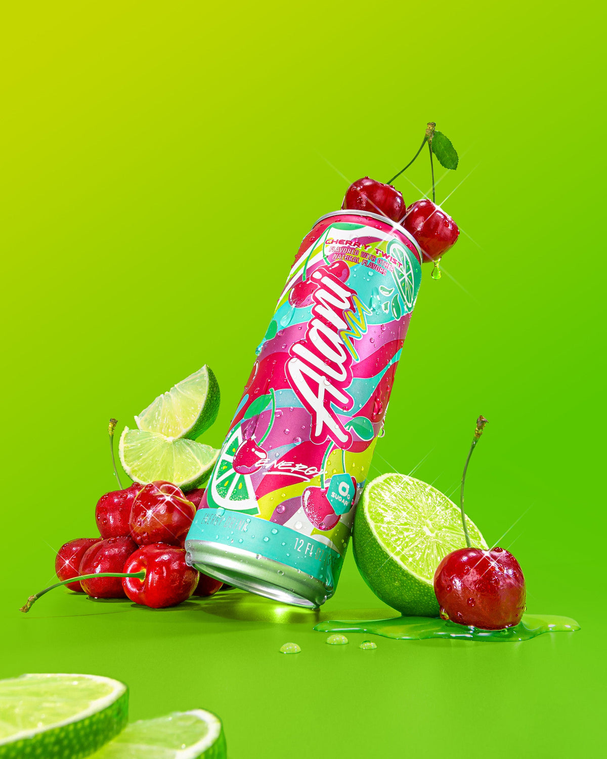 Cherry Twist Energy Drinks, 12-Pack