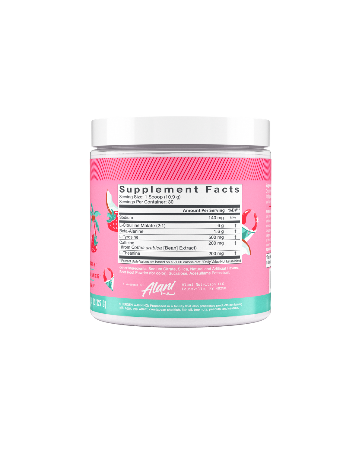 Hawaiian Shaved Ice Pre-Workout Powder - 30 Servings