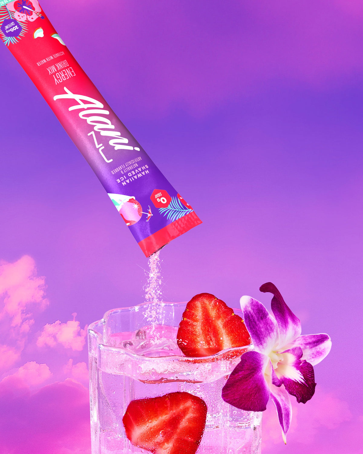 Hawaiian Shaved Ice Energy Mix Sticks - 10-Pack