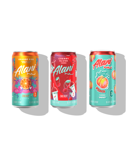 12-Pack Mini Energy Drink Flavor Sampler