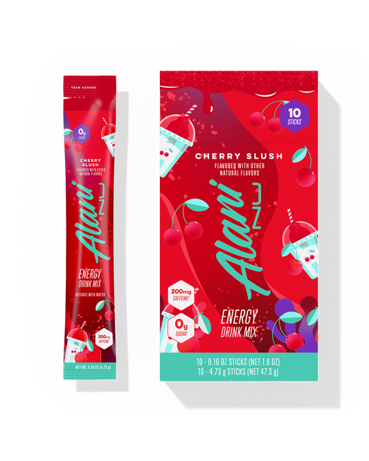 Cherry Slush Energy Drink Mix Sticks - 10-Pack