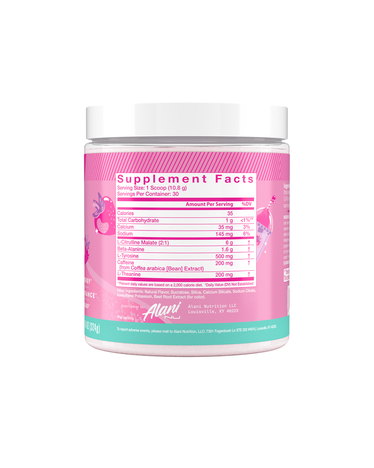 Pink Slush Pre-Workout Formula, 30 Servings