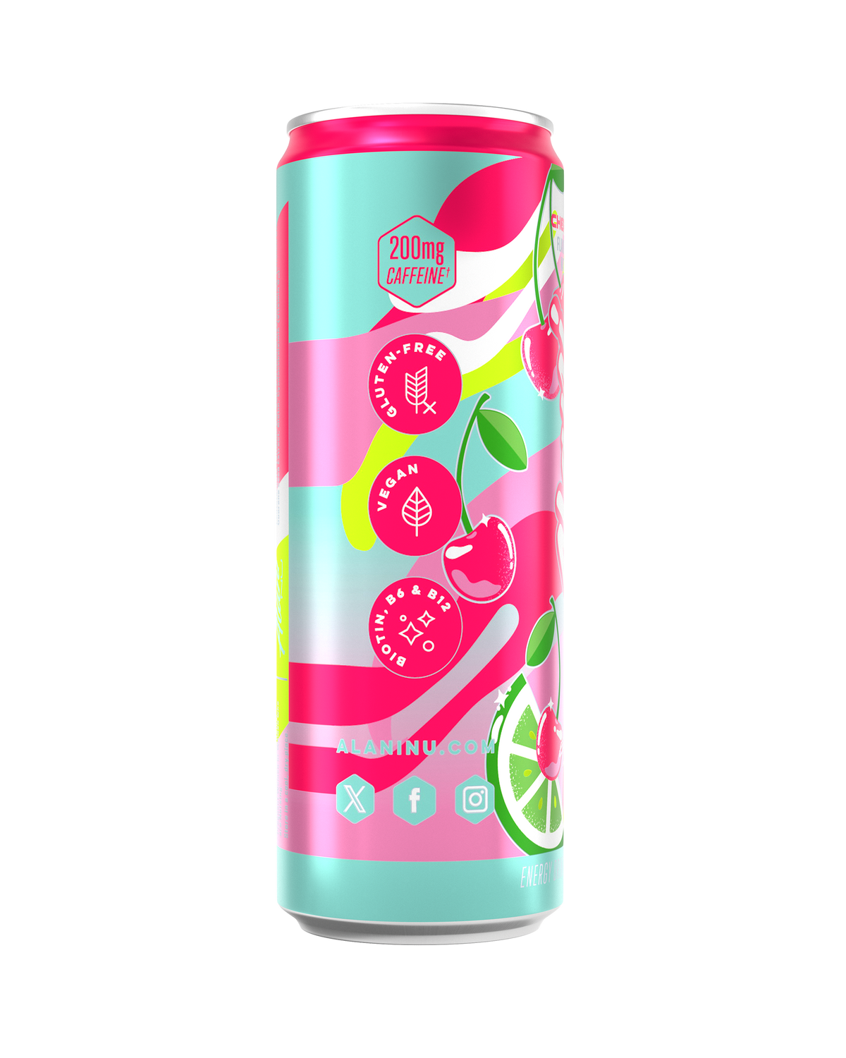 Cherry Twist Energy Drinks, 12-Pack
